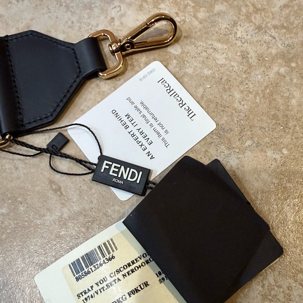 Fendi Black and Gold Strap - Picture 3 of 3
